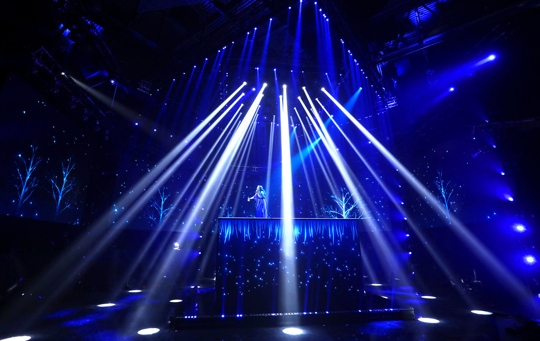 In pictures Robe helps The Voice Ukraine proceed despite Covid19