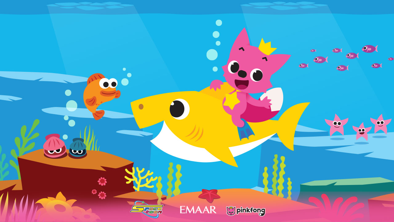 Spacetoon brings Baby Shark to The Dubai Fountain - Digital Studio Middle East Spacetoon brings Baby Shark to The Dubai Fountain - Digital Studio Middle East