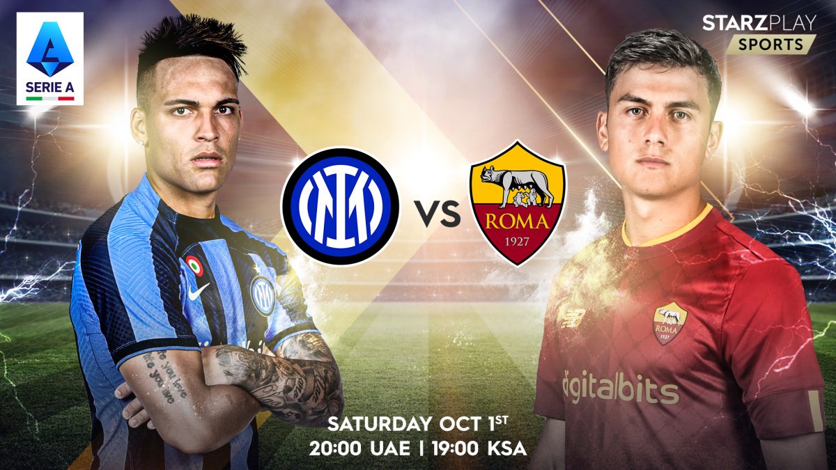 Watch rivals Inter Milan and AS Roma go head to head, live and
