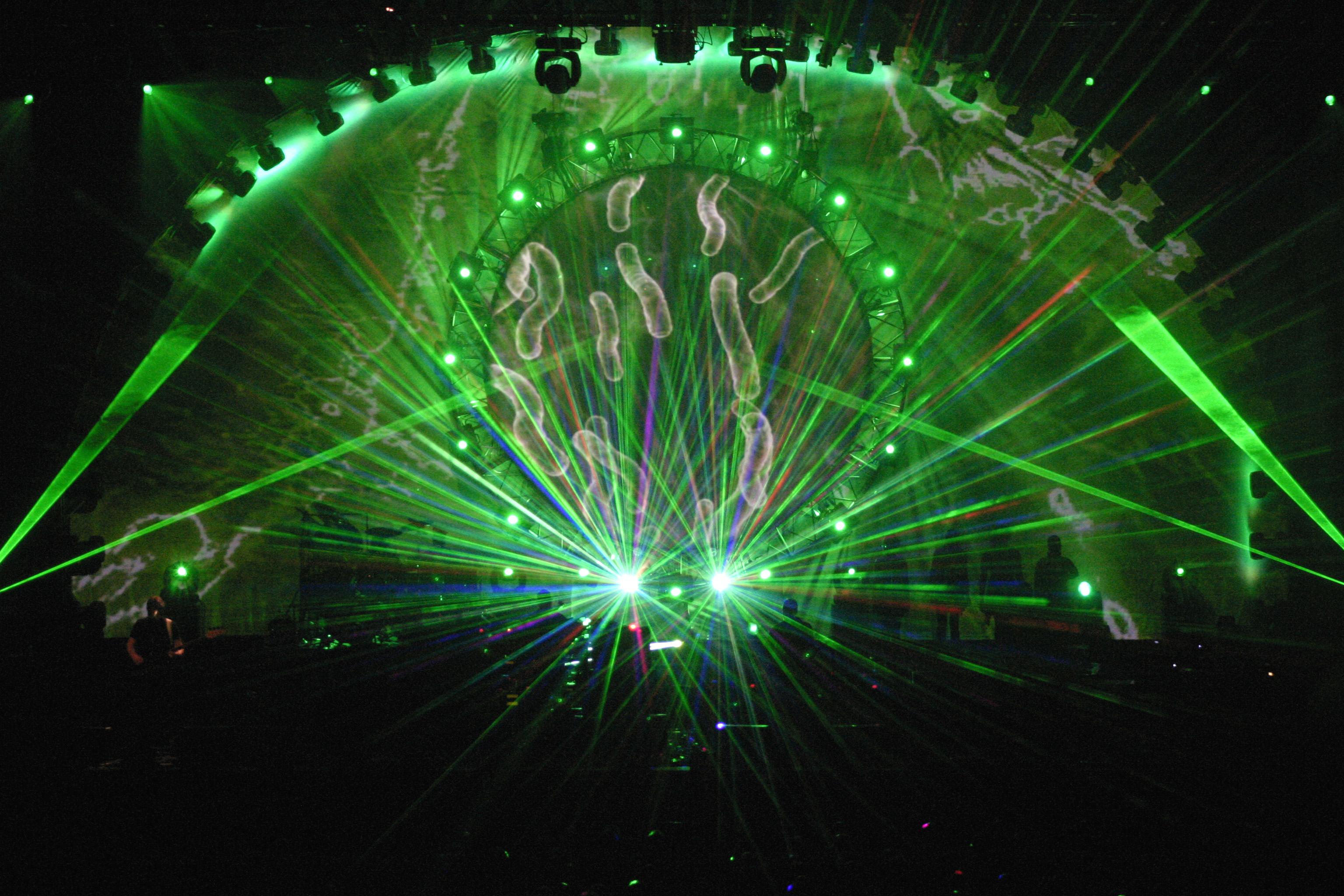 pink floyd laser light show