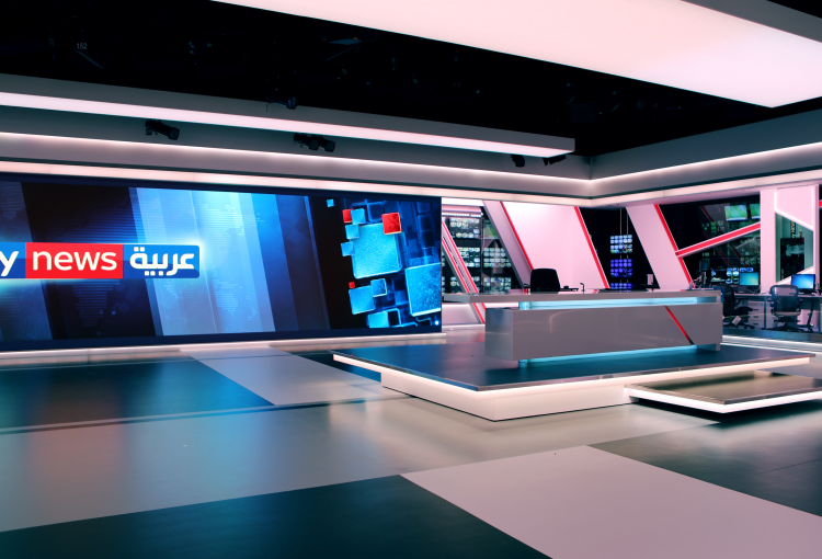 Sky News Arabia Unveils Mena S First Virtual News Studio Digital Studio Middle East