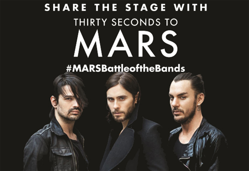 #MARSBattleoftheBands, #MARSinDubai, 30 seconds to mars, Bands, Battle of the bands, Comic Con, Competition, Concert, Dubai, Gig, Jared Leto, Liva Nation, Local, Meet and greet, Perform, PLAY, Rock, Thirty Seconds to Mars, Tickets, Where, Win, News, Content production #MARSBattleoftheBands, #MARSinDubai, 30 seconds to mars, Bands, Battle of the bands, Comic Con, Competition, Concert, Dubai, Gig, Jared Leto, Liva Nation, Local, Meet and greet, Perform, PLAY, Rock, Thirty Seconds to Mars, Tickets, Where, Win, News, Content production