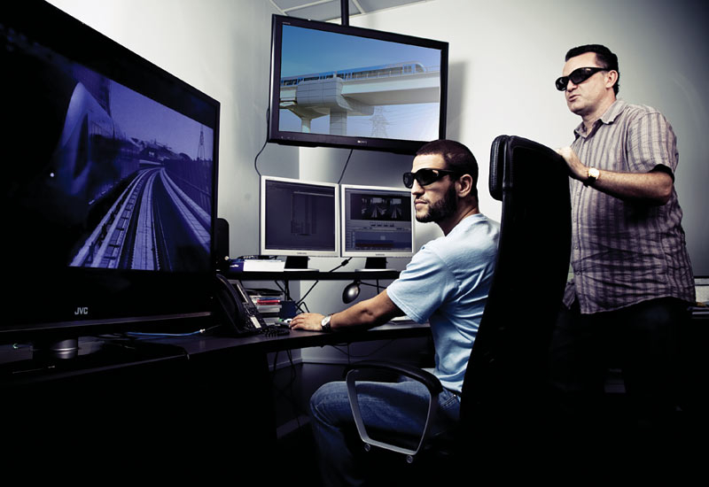 Silly glasses could soon be a common site in homes and studios around the Middle East. Silly glasses could soon be a common site in homes and studios around the Middle East.
