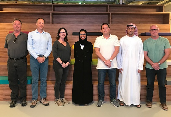 (L-R) Mick Flannigan, twofour54; Paul Baker, twofour54; Vicki Garbor, Disney; HE Noura Al Kaabi, Media Zone Authority; Andrew Noakes, EON; Jassim Al Nowais, ADFC; Adam McCarthy, Universal. (L-R) Mick Flannigan, twofour54; Paul Baker, twofour54; Vicki Garbor, Disney; HE Noura Al Kaabi, Media Zone Authority; Andrew Noakes, EON; Jassim Al Nowais, ADFC; Adam McCarthy, Universal.