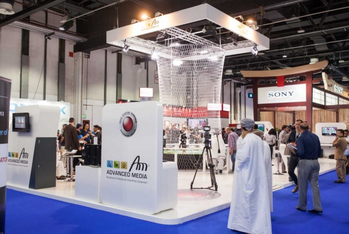 Advanced Media's booth at CABSAT 2015. Advanced Media's booth at CABSAT 2015.