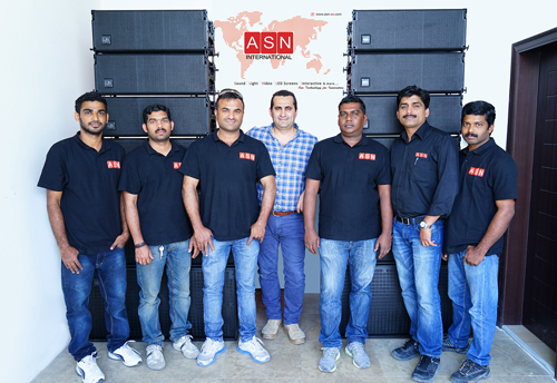 The ASN team with the new arrays. The ASN team with the new arrays.