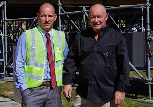 Fulcher (L) and Greener have joined the team at All Events Services. Fulcher (L) and Greener have joined the team at All Events Services.