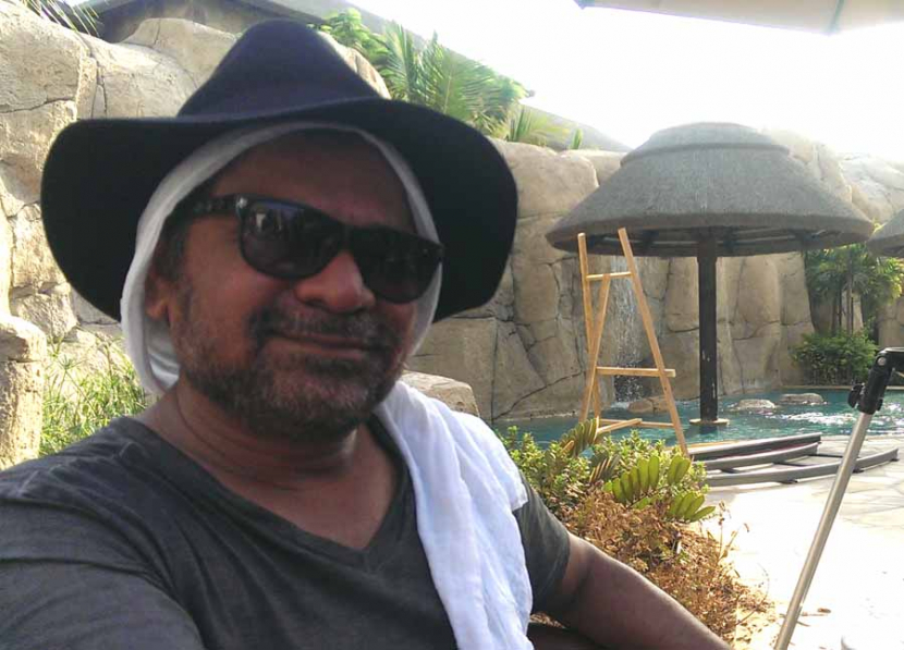 Anees Bazmee, director of Welcome Back, on location in Dubai yesterday. Anees Bazmee, director of Welcome Back, on location in Dubai yesterday.