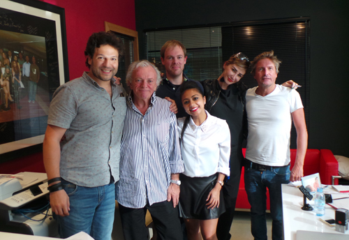 (L-R) Omar Abbas, Barry Kirsch, Peter Simons, Reem Hameed, Polly Gotseva (managing director, BKP) and Matt Faddy (studio manager, BKP). (L-R) Omar Abbas, Barry Kirsch, Peter Simons, Reem Hameed, Polly Gotseva (managing director, BKP) and Matt Faddy (studio manager, BKP).