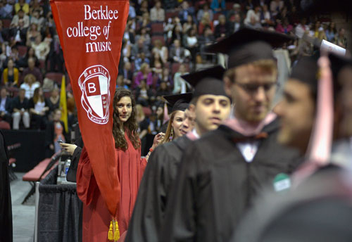 Students at Berklee College of Music, Boston, Massachusetts. (Image for illustration purposes only) Students at Berklee College of Music, Boston, Massachusetts. (Image for illustration purposes only)