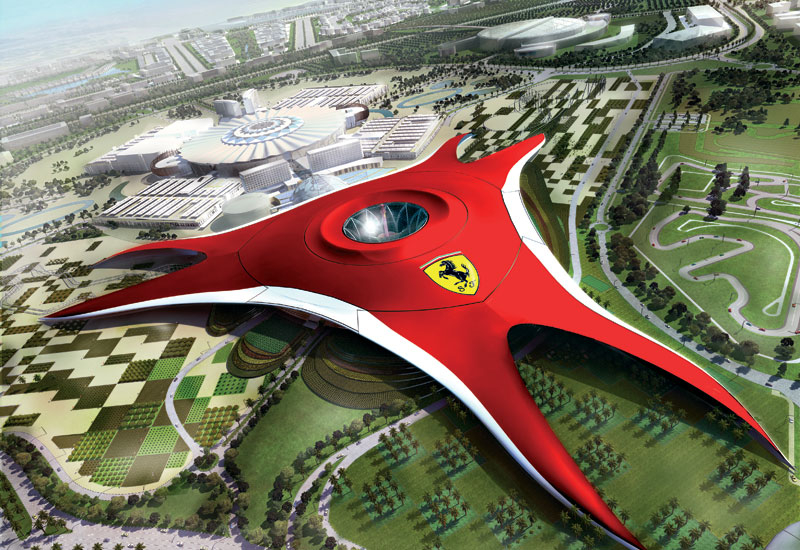 Ferrari World is one of the major highlights of the Yas Island development. Ferrari World is one of the major highlights of the Yas Island development.