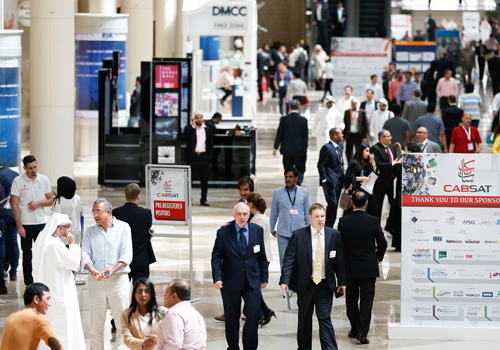 The 2015 edition of CABSAT. The 2015 edition of CABSAT.