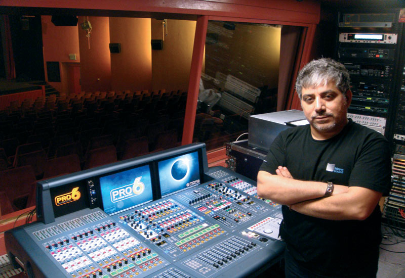 Tony Khoury, Casino du Liban's chief sound engineer. Tony Khoury, Casino du Liban's chief sound engineer.