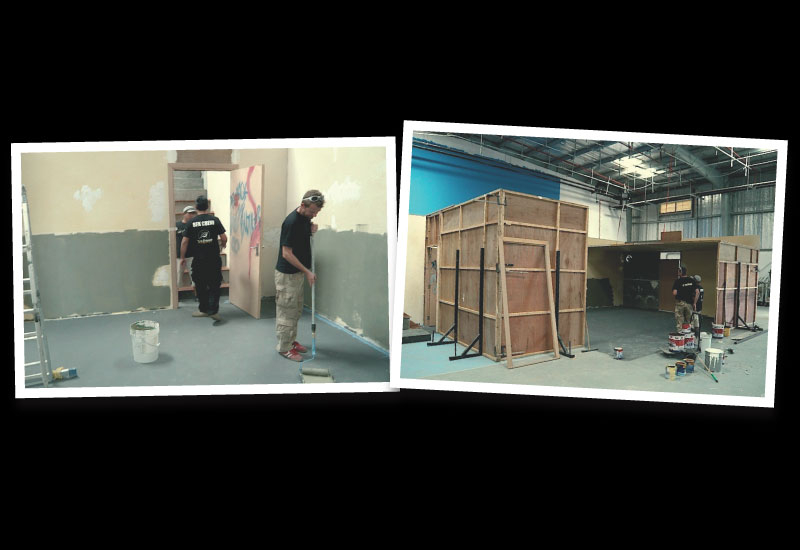 The Eye Squad team sets the stage for the action at its studio in IMZPZ. The Eye Squad team sets the stage for the action at its studio in IMZPZ.