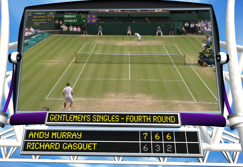 Chyron, Wimbledon, News, International News Chyron, Wimbledon, News, International News