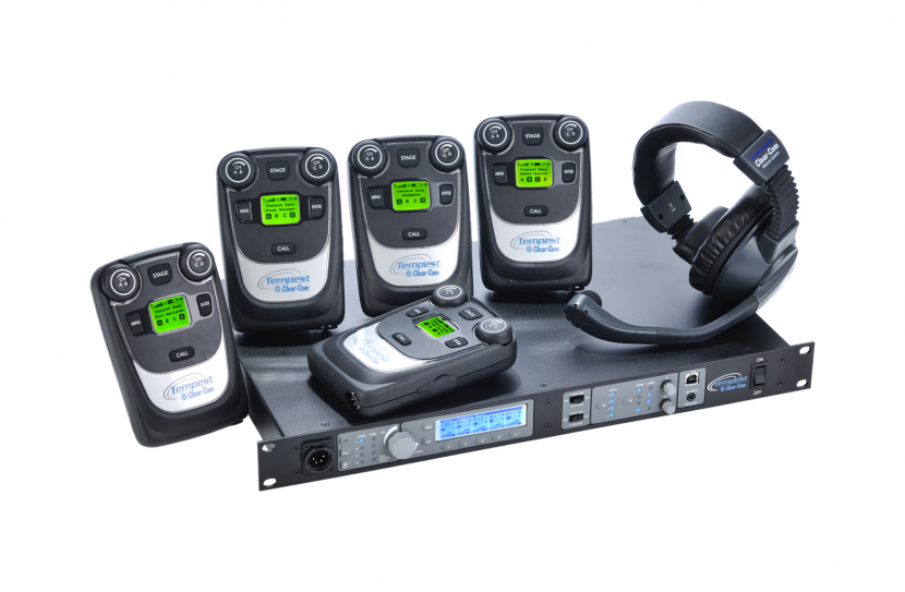 Clear-Com's Tempest 2400 wireless system. Clear-Com's Tempest 2400 wireless system.