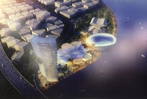 The major new conference centre will be built on the shores of Dubai Creek. The major new conference centre will be built on the shores of Dubai Creek.