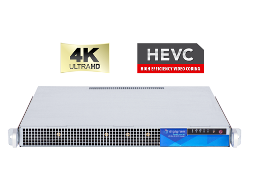 Digigram's AQORD 4K Ultra HD HEVC Encoder. Digigram's AQORD 4K Ultra HD HEVC Encoder.