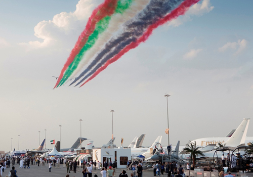 The new agreement will see GES delivering services for the Dubai Airshow. The new agreement will see GES delivering services for the Dubai Airshow.