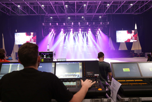 The Dubai World Trade Centre indoor venue was transformed for DMW2015. The Dubai World Trade Centre indoor venue was transformed for DMW2015.