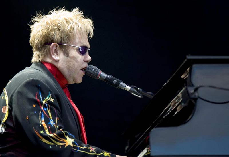 Elton John performed in Monaco as part of the Monte Carlo Sporting Summer Festival. Elton John performed in Monaco as part of the Monte Carlo Sporting Summer Festival.