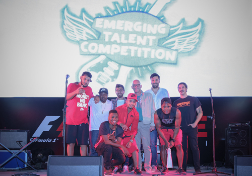 The winners S.O.S. with jury members and ETC's ambassador, DJ Saif. The winners S.O.S. with jury members and ETC's ambassador, DJ Saif.