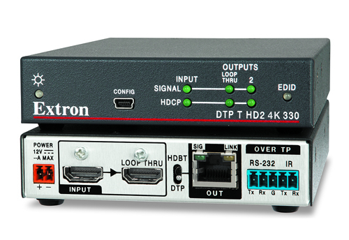 The Extron DTP T HD2 4K 230 & 330. The Extron DTP T HD2 4K 230 & 330.