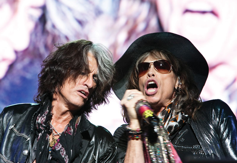 While Aerosmith rounded out the final night's event. While Aerosmith rounded out the final night's event.