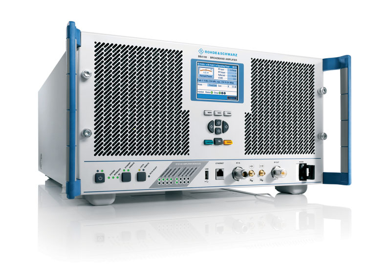 The Rohde & Schwarz BBA100 Amplifier. The Rohde & Schwarz BBA100 Amplifier.