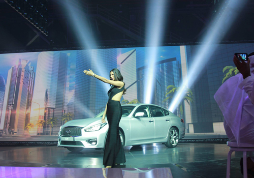 Car launch, Clay paky, Dubai, Giochi di Luce, Infiniti, Stefano Duchi, News, Live Events Car launch, Clay paky, Dubai, Giochi di Luce, Infiniti, Stefano Duchi, News, Live Events