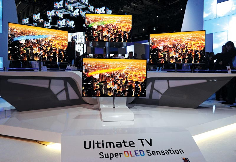While there are no 4K TV screens in mass production today, companies have already produced and displayed prototype screens. While there are no 4K TV screens in mass production today, companies have already produced and displayed prototype screens.