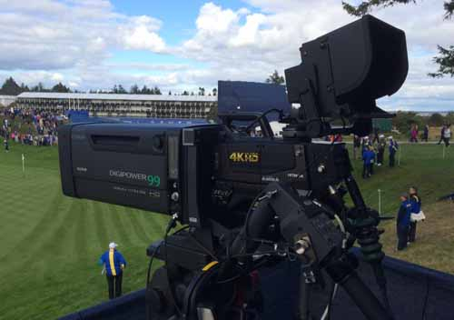 Hitachi's SK-UHD4000 4K Ultra-HDTV broadcast camera system will make its Middle East debut at CABSAT. Hitachi's SK-UHD4000 4K Ultra-HDTV broadcast camera system will make its Middle East debut at CABSAT.