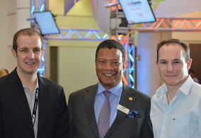 (L-R) Tobias Lang, Mike Blackman and Ollie French. (L-R) Tobias Lang, Mike Blackman and Ollie French.
