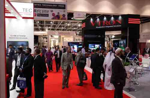 Visitors at InfoComm MEA 2014. Visitors at InfoComm MEA 2014.