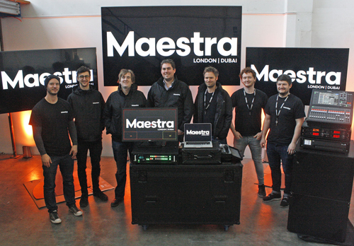 The Maestra London team with some of the new gear. The Maestra London team with some of the new gear.