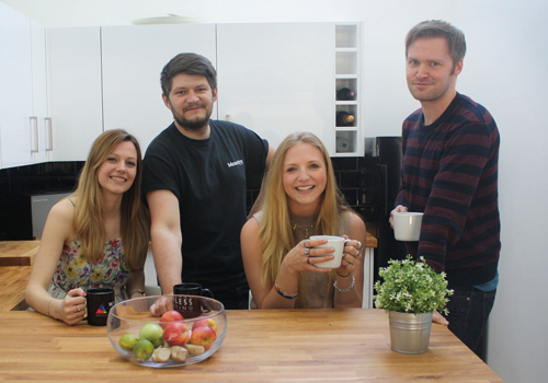 (L-R) Hannah Piercy, Lewis Edwards, Juliet Irvine-Fortescue and Edwin Higgins. (L-R) Hannah Piercy, Lewis Edwards, Juliet Irvine-Fortescue and Edwin Higgins.