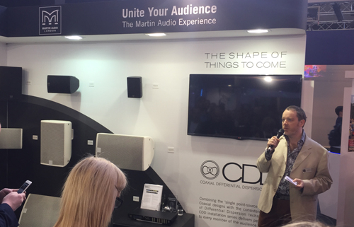 R&D director Jason Baird introduces the new line at Prolight + Sound 2015. R&D director Jason Baird introduces the new line at Prolight + Sound 2015.