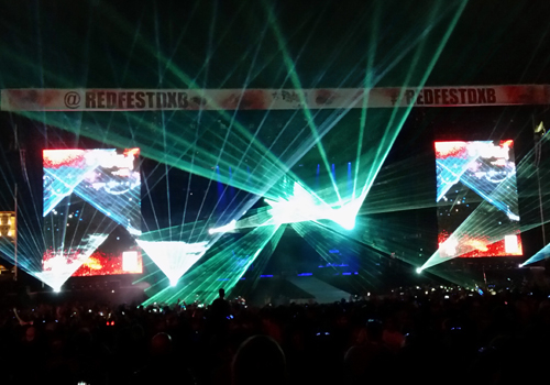 Matrix Laser solutions on show at February's RedFest DXB festival. Matrix Laser solutions on show at February's RedFest DXB festival.