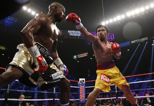 In May this year, Mayweather vs. Pacquiao was the richest boxing fight in history. In May this year, Mayweather vs. Pacquiao was the richest boxing fight in history.