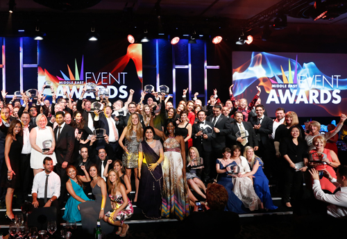 Winners at the 2014 Middle East Event Awards. Winners at the 2014 Middle East Event Awards.