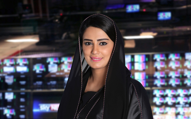 Sports presenter Nada Al Shaibani. Sports presenter Nada Al Shaibani.