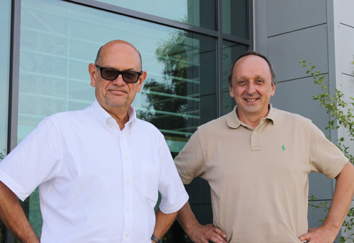 Michel Brouard (left) and Denis Baudier. Michel Brouard (left) and Denis Baudier.