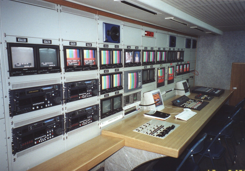 An OB van interior, perhaps similar to the one in Turkey. An OB van interior, perhaps similar to the one in Turkey.