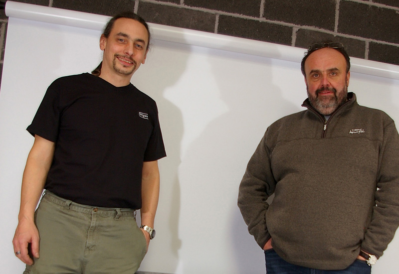 Alex Hadjigeorgiou and Chris Hill. Alex Hadjigeorgiou and Chris Hill.