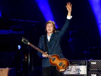 Paul McCartney performing in San Diego this year. Paul McCartney performing in San Diego this year.