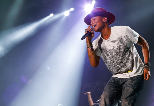 Matrix-Laser's tech was used during the F1 concerts, including Pharrell Williams. Matrix-Laser's tech was used during the F1 concerts, including Pharrell Williams.