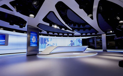 Al Jazeera UK, Led lighting, Lighting, London, Robe, Studio, News, Delivery & Transmission Al Jazeera UK, Led lighting, Lighting, London, Robe, Studio, News, Delivery & Transmission