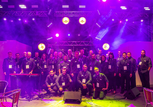 The Robe team at LDI 2015 (photo: Louise Stickland) The Robe team at LDI 2015 (photo: Louise Stickland)