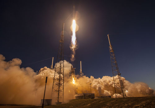 SES-9 was successfully launched on March 4th, 2016. (Image credit: SpaceX) SES-9 was successfully launched on March 4th, 2016. (Image credit: SpaceX)