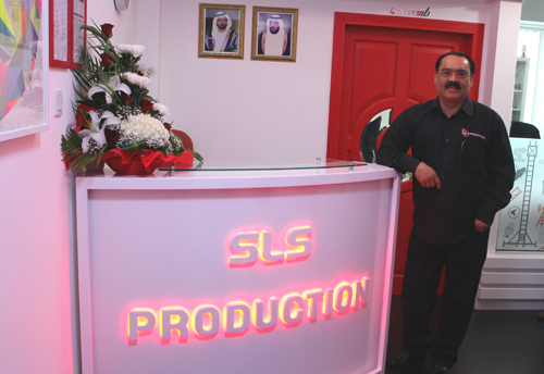 Martin Luiz at the new SLS Production office. Martin Luiz at the new SLS Production office.